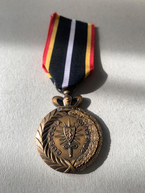 Belgische medaille bezetting van de Rijnland, ww1-ww2, Verzamelen, Militaria | Tweede Wereldoorlog, Landmacht, Lintje, Medaille of Wings