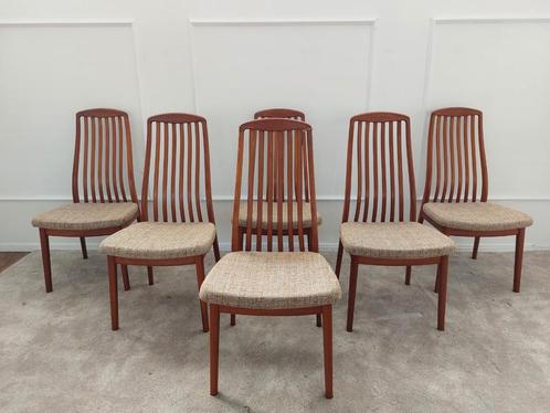 lot de 6 magnifiques chaises Schou Andersen, Maison & Meubles, Chaises, Comme neuf, Cinq, Six Chaises ou plus, Bois, Brun, Enlèvement