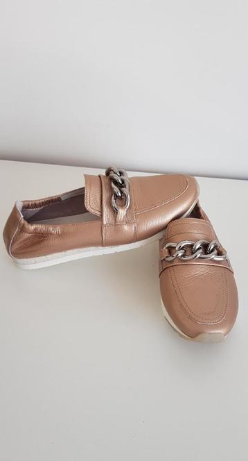 LEER Via vai nieuwe mocassin loafer instapper maat 38 beschikbaar voor biedingen