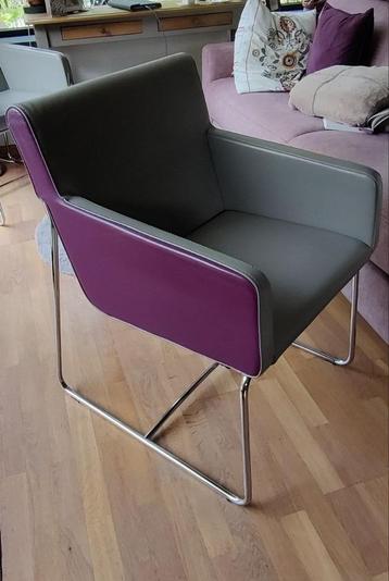 Design stoelen Leolux Spring – 2 eetkamerstoelen  beschikbaar voor biedingen
