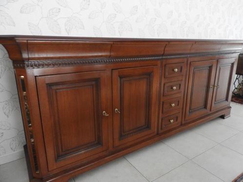 Prachtige eiken eetkamer in landelijke stijl met 6 stoelen, Huis en Inrichting, Complete eetkamers, Zo goed als nieuw, 4 tot 6 stoelen