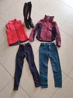 paardenrijlaarzen maat 36, 2 bodywarmers en 2 rijbroeken, Kinderen en Baby's, Ophalen, Gebruikt, Meisje, Laarzen