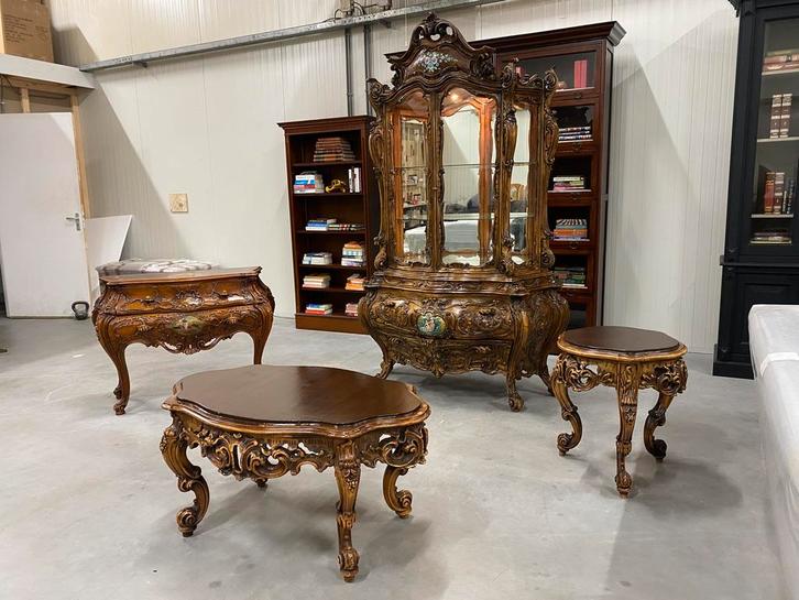 Prachtige italiaans barok meubels set, Antiek en Kunst, Antiek | Meubels | Stoelen en Sofa's, Ophalen of Verzenden