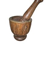 Ancien mortier pilon en bois, Antiquités & Art, Antiquités | Bronze & Cuivre, Enlèvement ou Envoi