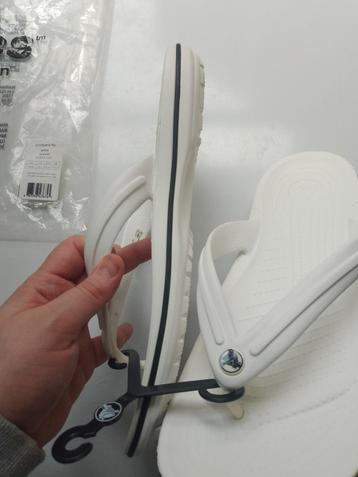 nieuw crocs crocbandflip unisex teenslippers 45 - 46 verpakt beschikbaar voor biedingen