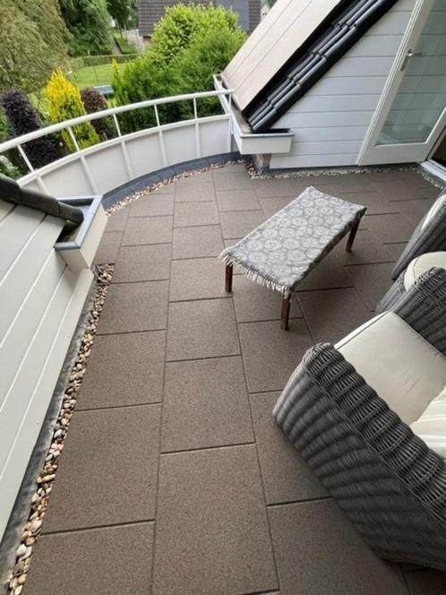 Rubber zandkleur tegels 50x50x3cm uniek en 100% Europees, Tuin en Terras, Tegels en Klinkers, Nieuw, Terrastegels, Rubber, Ophalen of Verzenden