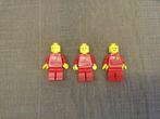 Oude Lego mannetjes met stickers, Gebruikt, Ophalen of Verzenden, Lego, Losse stenen