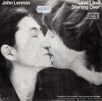 Vinyl, 7"   -   John Lennon – (Just Like) Starting Over beschikbaar voor biedingen