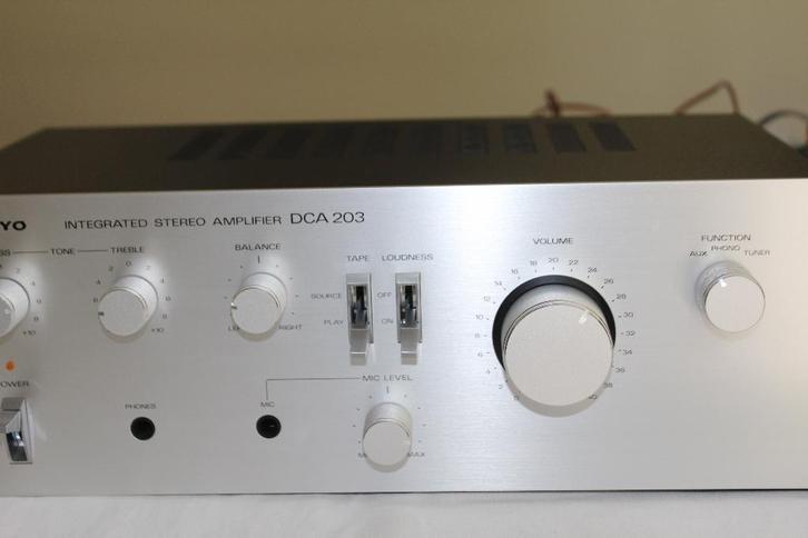 Systeme Sanyo 1980 audio lecteur et diffuseur, Audio, Tv en Foto, Bandrecorder, Ophalen of Verzenden