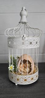 Paasdecoratie : vogelkooi met decoratie, Enlèvement ou Envoi, Comme neuf