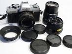 Minolta XG-M, MD 2.0/50, MD Rokkor 2.8/28, MD Rokkor 135mm, Ophalen of Verzenden, Zo goed als nieuw, Spiegelreflex, Minolta