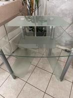 Computertafel uit glas, Ophalen, Zo goed als nieuw, Glas