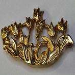 Vintage Broche Tulpen juweel, Ophalen of Verzenden, Zo goed als nieuw