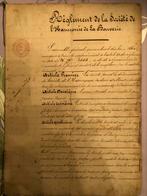 Royale harmonie de la bouverie règlement 1855 projet revisio