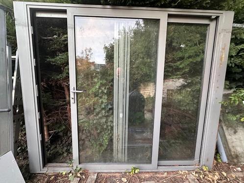Aluminium schuifraam, Doe-het-zelf en Bouw, Raamkozijnen en Schuifdeuren, Gebruikt, Aluminium, 150 tot 225 cm, 225 cm of meer