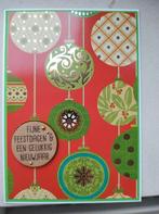 Zelfgemaakte kerstkaart met omslag, Hobby en Vrije tijd, Kaarten | Zelfgemaakt, Ophalen of Verzenden, Nieuw, Kerst