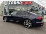 Audi A6 45TDI AUTO. 3X S-LINE QUATTRO SHADOWLOOK CAM 360 GA1, Automaat, Zwart, Blauw, 170 kW