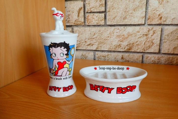 Betty Boop Vandor 2000 badkamerset, Verzamelen, Beelden en Beeldjes, Nieuw, Mens, Ophalen of Verzenden