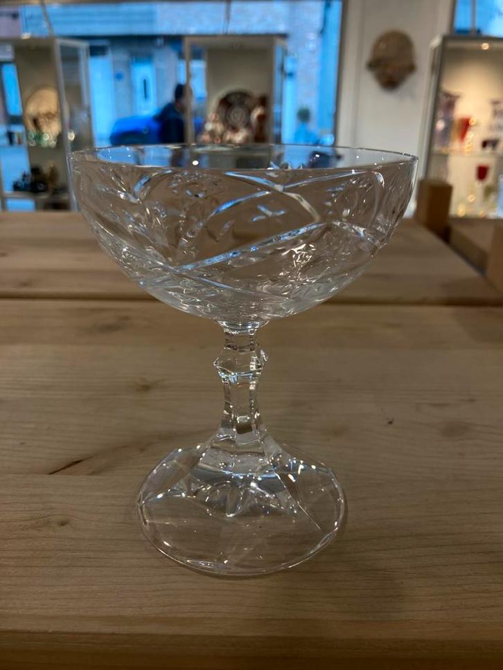 Prachtige VSL champagne glas, Antiek en Kunst, Antiek | Glaswerk en Kristal, Ophalen of Verzenden