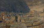 EDMOND VAN OFFEL (1871-1959), Antiek en Kunst, Kunst | Schilderijen | Klassiek, Ophalen