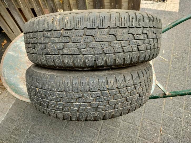 Winterbanden op stalen velg, Auto-onderdelen, Banden en Velgen, Banden en Velgen, Winterbanden, Personenwagen, Gebruikt, Ophalen