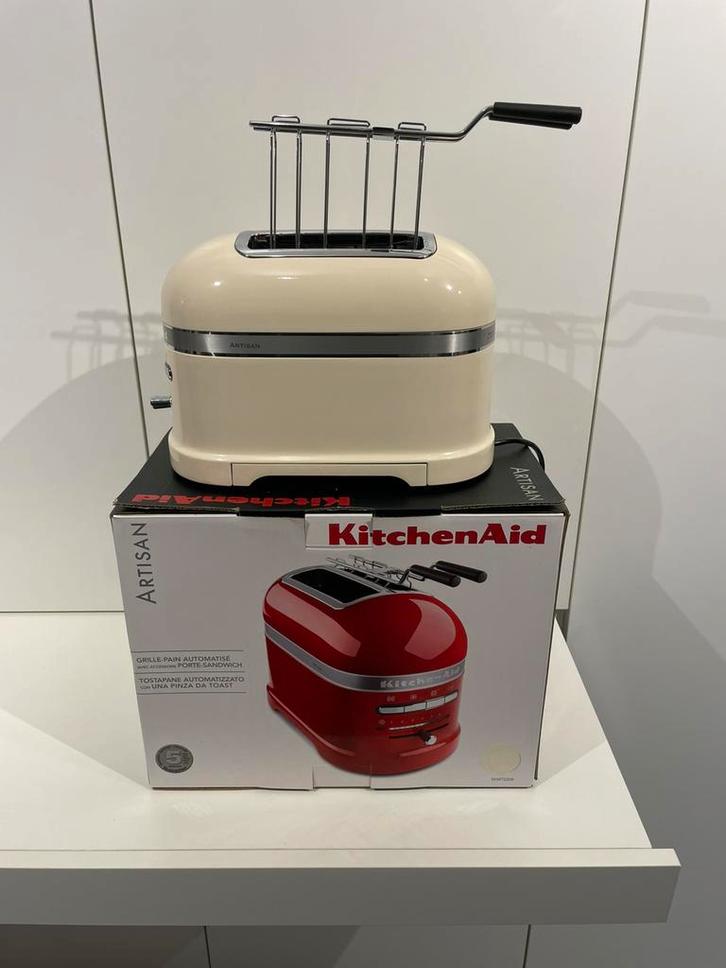 KitchenAid 5 KMT2204EAC, Electroménager, Grille-pain, Utilisé, Ramasse-miettes amovible, Enlèvement