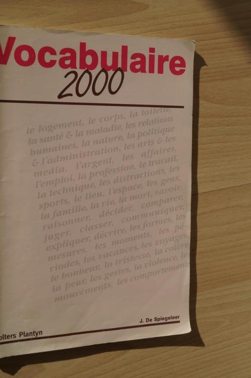 Vocabulaire 2000, Boeken, Schoolboeken, Frans, Ophalen of Verzenden