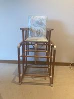 Retro Kinderstoel met tafeltje, Ophalen, Gebruikt, Meegroeistoel, Gordel(s)