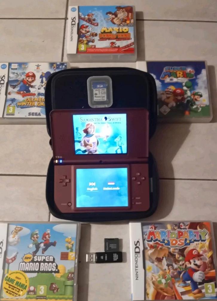 Nouvelle Nintendo DS-XL avec jeux Mario en boîte et divers., Consoles de jeu & Jeux vidéo, Consoles de jeu | Nintendo Portables | Accessoires