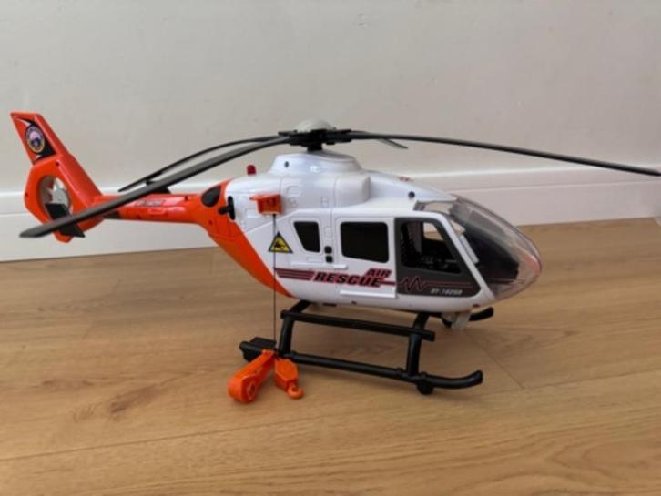 Hélicoptère de Secours Dickie Toys (grand 64 cm), Kinderen en Baby's, Speelgoed |Speelgoedvoertuigen, Gebruikt, Ophalen