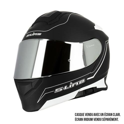 S-Line MOTORHELM — Dubbel opvouwbaar vizier S550/Pin, Motoren, Kleding | Motorhelmen, Nieuw met kaartje, Verzenden