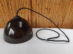 Vintage Buzzi design hanglamp uit 1980, Boudet, gerookt, Overige materialen, Gebruikt, Vintage, Ophalen of Verzenden