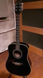 Vends guitare électro-acoustique Epiphone modèle PR200E noir, Gebruikt, Ophalen, Western- of Steelstringgitaar