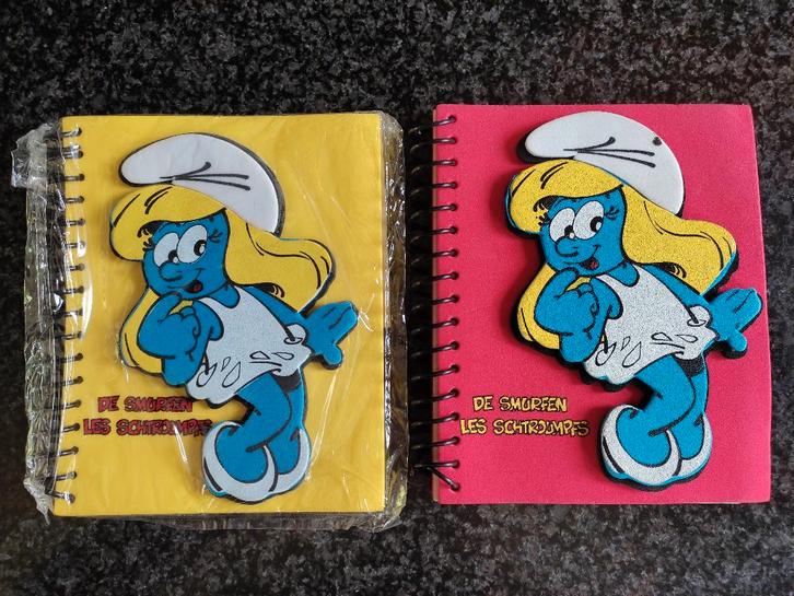 2 aide-mémoire "Schtroumpf", Collections, Schtroumpfs, Neuf, Ustensile, Schtroumpfette, Enlèvement ou Envoi