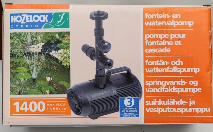 Fontein- en watervalpomp Hozelock Cyprio 1400, Tuin en Terras, Vijver-toebehoren, Nieuw, Vijverpomp, Ophalen