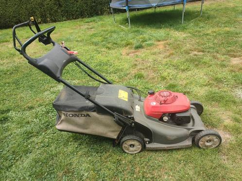 Honda hrx 476, Tuin en Terras, Grasmaaiers, Gebruikt, Benzine-grasmaaier, 40 t/m 49 cm, Cirkelmaaier, Opvangzak, Ophalen
