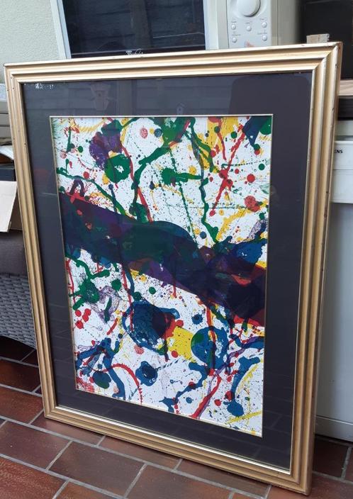 Litho van Sam Francis., Antiek en Kunst, Kunst | Litho's en Zeefdrukken, Ophalen