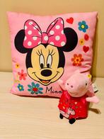 Kussen Minnie Mouse + Peppa Pig knuffel 100% Unicorn, Ophalen of Verzenden, Nieuw, Kussen
