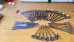 Design Mono bestek : 600€ - 35 stuks, Ophalen, Gebruikt, Inox of Chroom, Bestekset