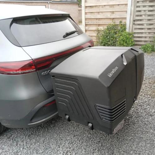Te huur: Trekhaakkoffer / Towbox 400l, Auto diversen, Dakkoffers, Nieuw, Ophalen