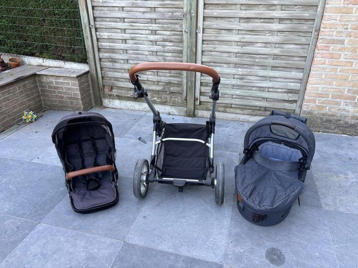 Mutsy 3 in 1, Kinderen en Baby's, Kinderwagens en Combinaties, Zo goed als nieuw, Kinderwagen, Mutsy, Verstelbare duwstang, Ophalen