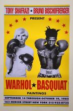 Andy Warhol X Basquiat - Originele tentoonstellingsaffiche, Verzenden