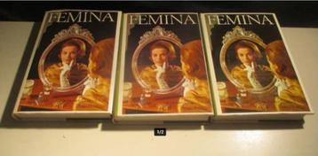 Femina - 3x Oud Handboek voor de moderne vrouw en haar gezin beschikbaar voor biedingen