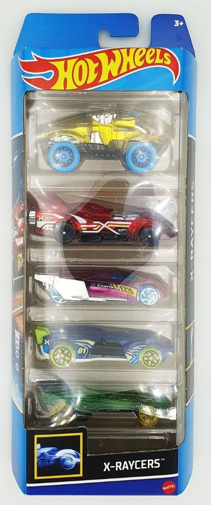 Hot Wheels 'X-Raycers' Blister pack - 5 Cars, Verzamelen, Poppetjes en Figuurtjes, Nieuw, Verzenden
