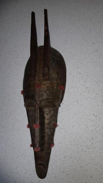 Oud traditioneel stammasker Marka Bambara (Mali) beschikbaar voor biedingen