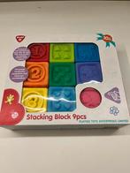 Play - stacking block 9pcs, Kinderen en Baby's, Speelgoed | Educatief en Creatief, Ophalen of Verzenden, Nieuw, Ontdekken