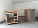 Bureau avec petit meuble sur roulettes, Ophalen, Zo goed als nieuw, Bureau