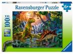 Dinosaurus Puzzel Oase - 100 st - Ravensburger Legpuzzel, Enlèvement ou Envoi, Plus de 50 pièces, Neuf, 6 ans ou plus