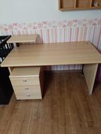 Bureau met verplaatsbaar ladenkastje, Ophalen, Gebruikt, Bureau