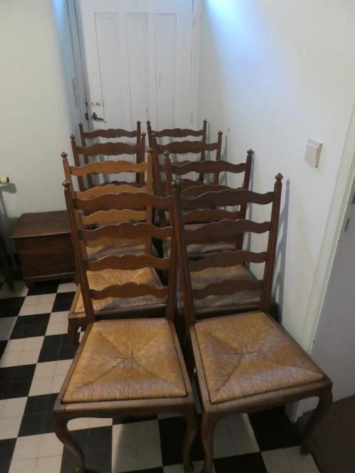 Heel mooie woonkamerstoelen  / eetkamerstoelen, Huis en Inrichting, Stoelen, Gebruikt, Vijf, Zes of meer stoelen, Hout, Riet of Rotan
